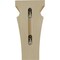 Ekena Millwork 5"W x 5 3/4"D x 10"H Medium Nevio Wood Corbel, Rubberwood CORW05X05X10NERW - alternate 3